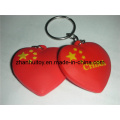 Porte-clés en forme de coeur